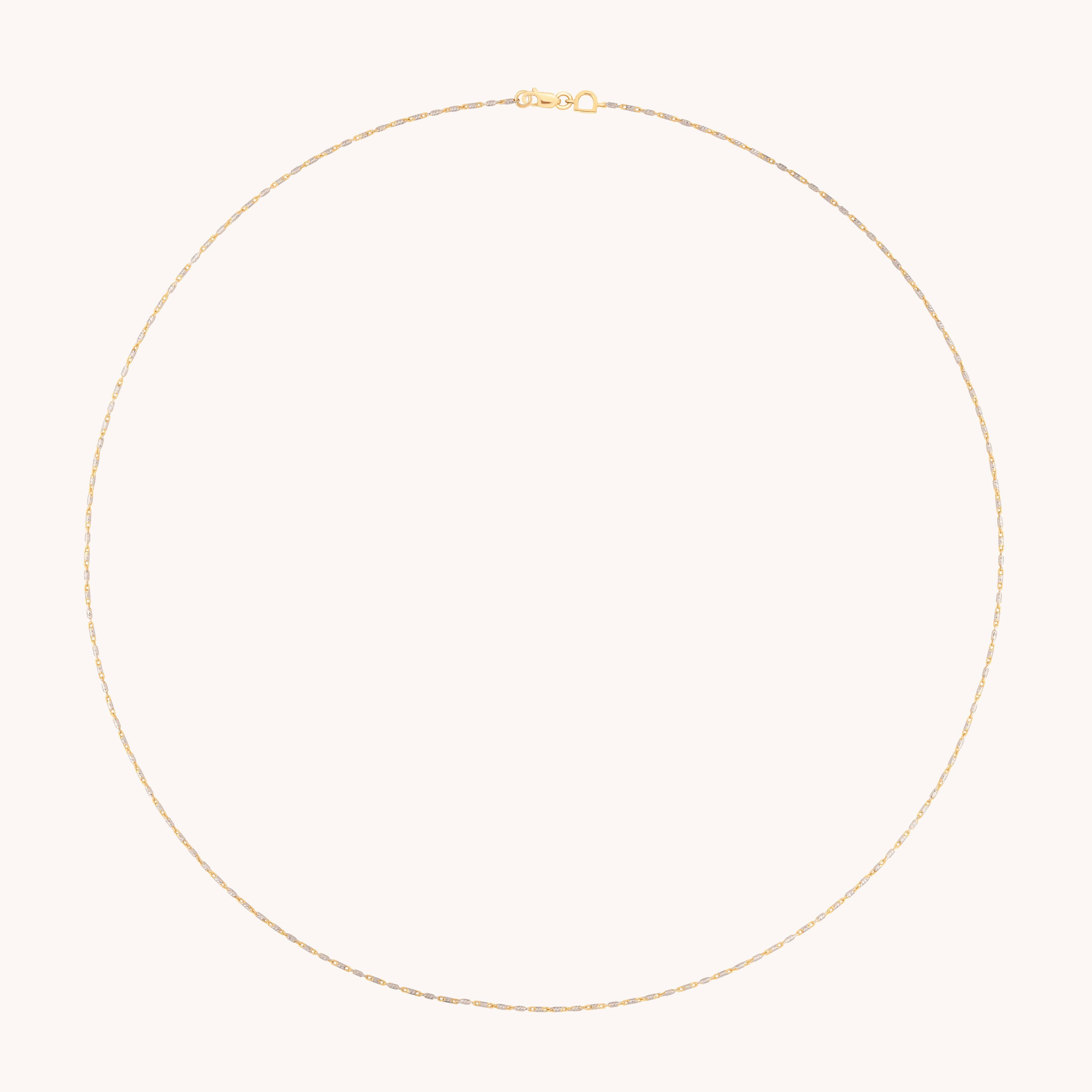 Carnaby Story Chain Necklace in Mixed Metal