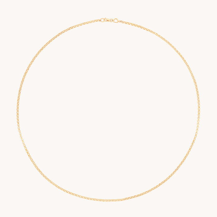 Chelsea Chain Necklace in Solid Gold