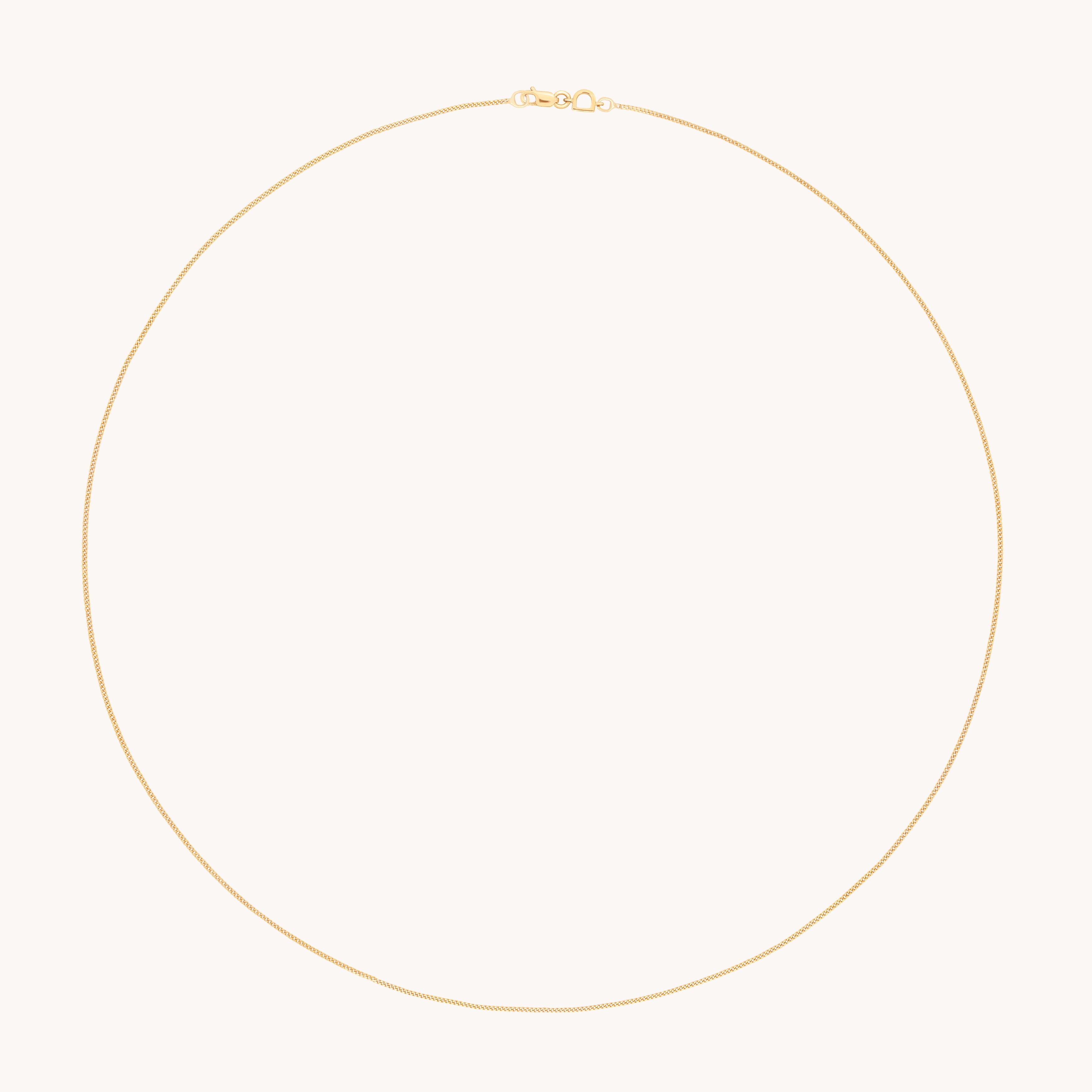 Miyu Chain Necklace in Solid Gold