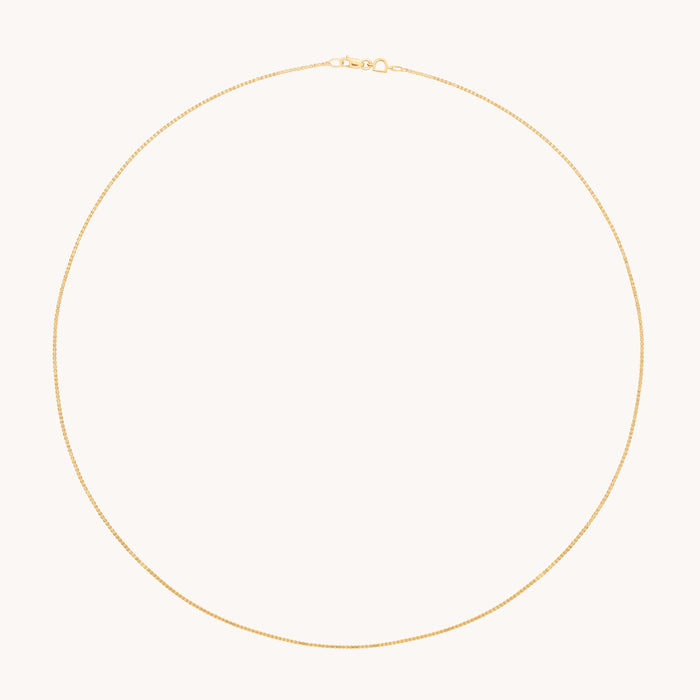 Shoreditch Chain Necklace in Solid Gold