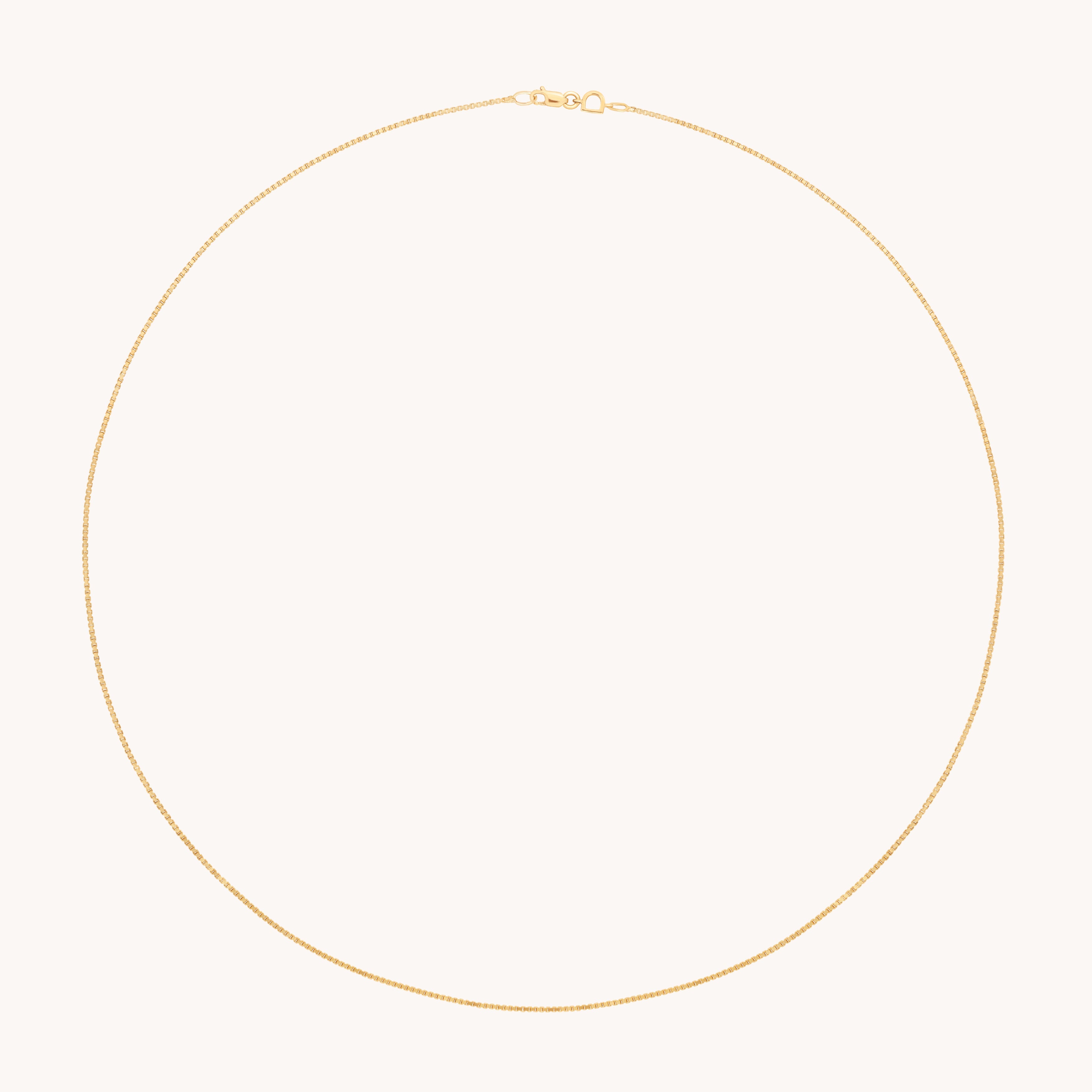 Shoreditch Story Chain Necklace in Solid Gold