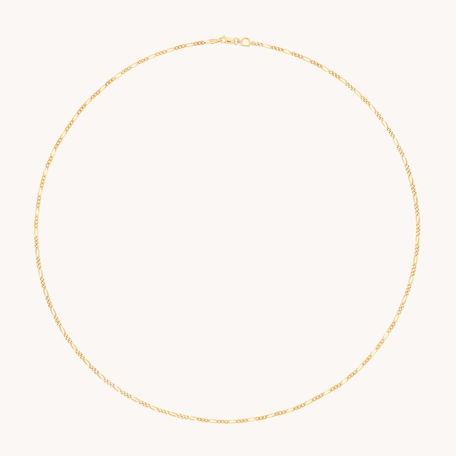 Soho Story Chain Necklace in Solid Gold