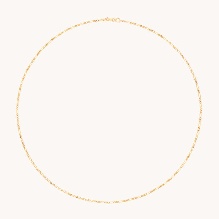 Soho Story Chain Necklace in Solid Gold