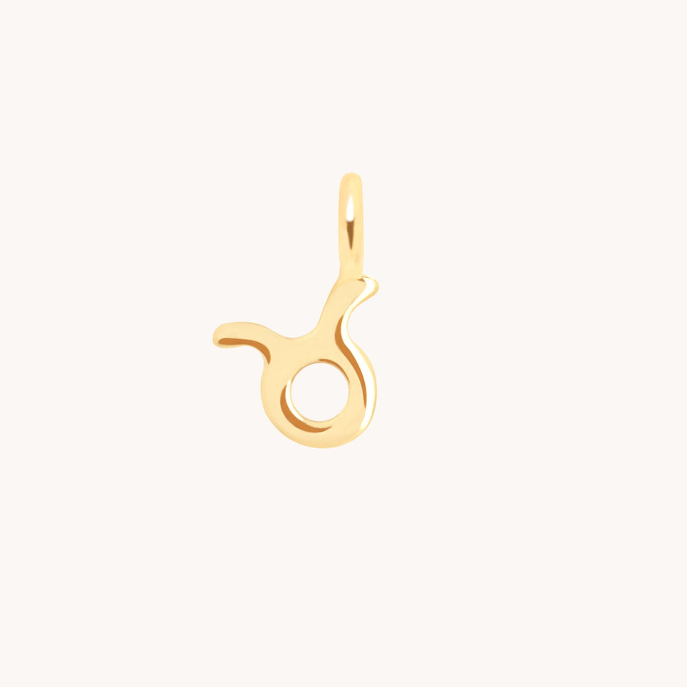 Taurus Zodiac Charm 9k Gold