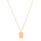 Basic 2.0 Large ID Necklace in Rose Gold