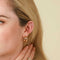 Wave Ear Cuff in Gold worn