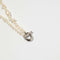 Serenity Pearl Beaded T-Bar Necklace in Silver flat lay