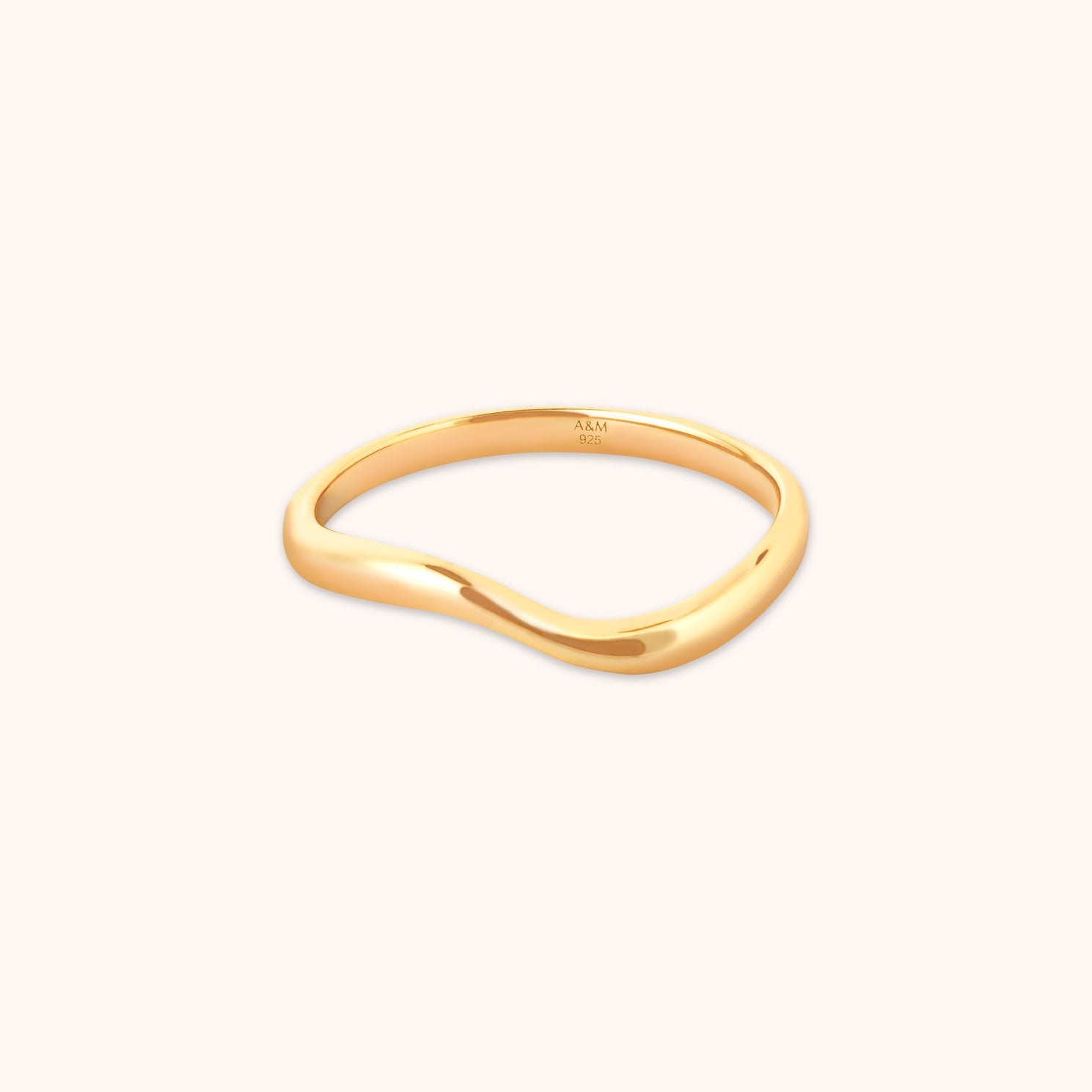 Wave Ring in Gold