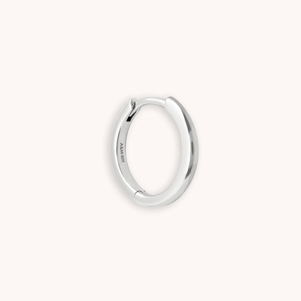 Essential 11.5mm Hoop in Silver