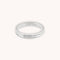 Elevate Ridge Band Ring in Silver