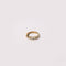 Celestial Crystal Hoop 11.5mm in Gold Flat Lay