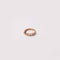 Celestial Crystal Hoop 11.5mm in Rose Gold Flat Lay