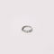 Celestial Crystal Hoop 11.5mm in Silver Flat Lay