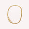 Orbit Chain Necklace in Gold flat lay