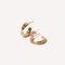 Twist Hoops in Gold