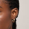 Twist Hoops in Gold