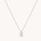 Padlock Pendant Necklace in Silver