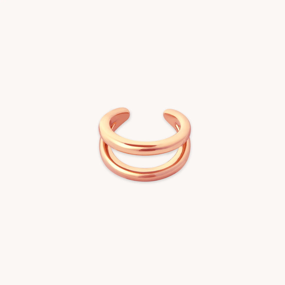 Illusion Essential Ear Cuff in Rose Gold