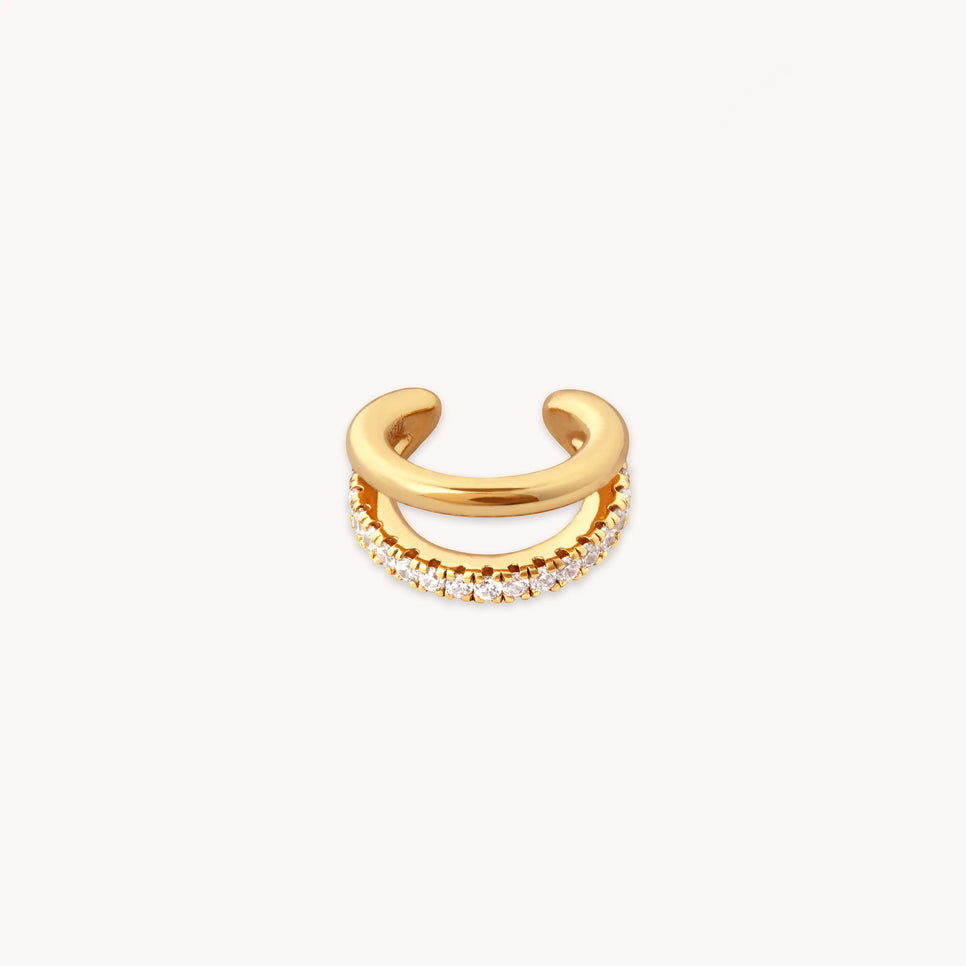 Mini Illusion Ear Cuff in Gold