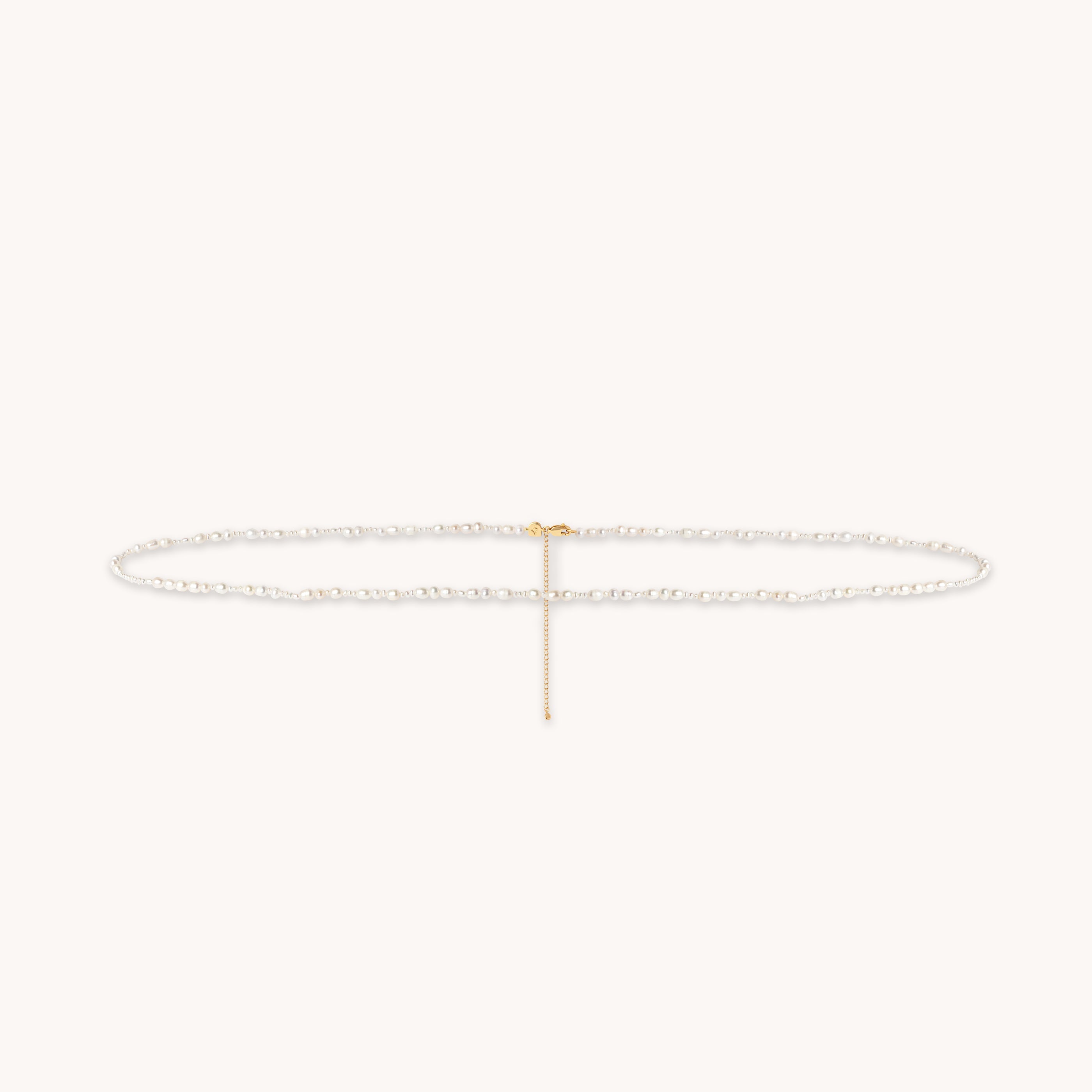 Serenity Pearl Beaded Belly Chain in Gold
