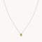 Olivine Pendant Necklace in Silver