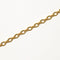 Open Link Chain Necklace in Gold flat lay