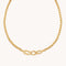 Orbit Chain Necklace in Gold
