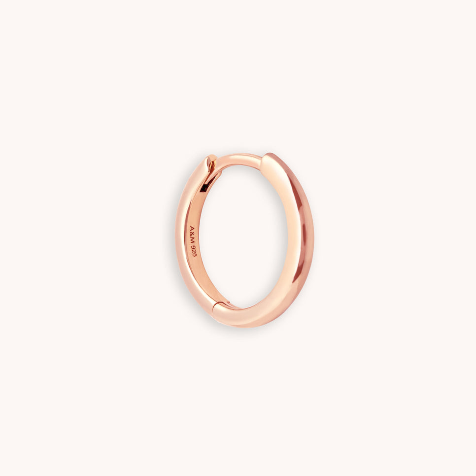 Essential 11.5mm Hoop in Rose Gold