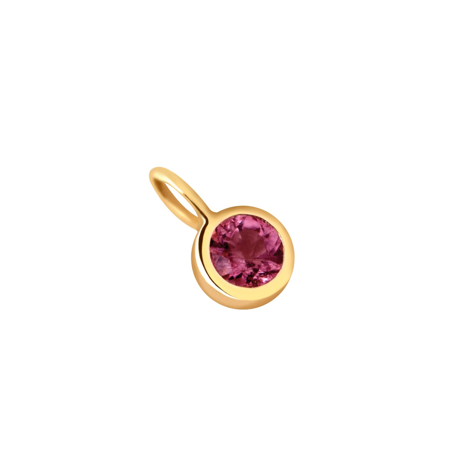 Ruby Power Charm 9k Gold