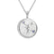 Cancer Zodiac Pendant Necklace in Silver