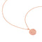 Sagittarius Zodiac Pendant Necklace in Rose Gold