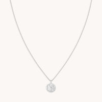 Cancer Zodiac Pendant Necklace in Silver