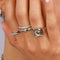 Celestial Band Ring in Silver