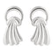 Waterfall Stud Earrings in Silver