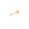 Solid Gold Small Ball Piercing Stud