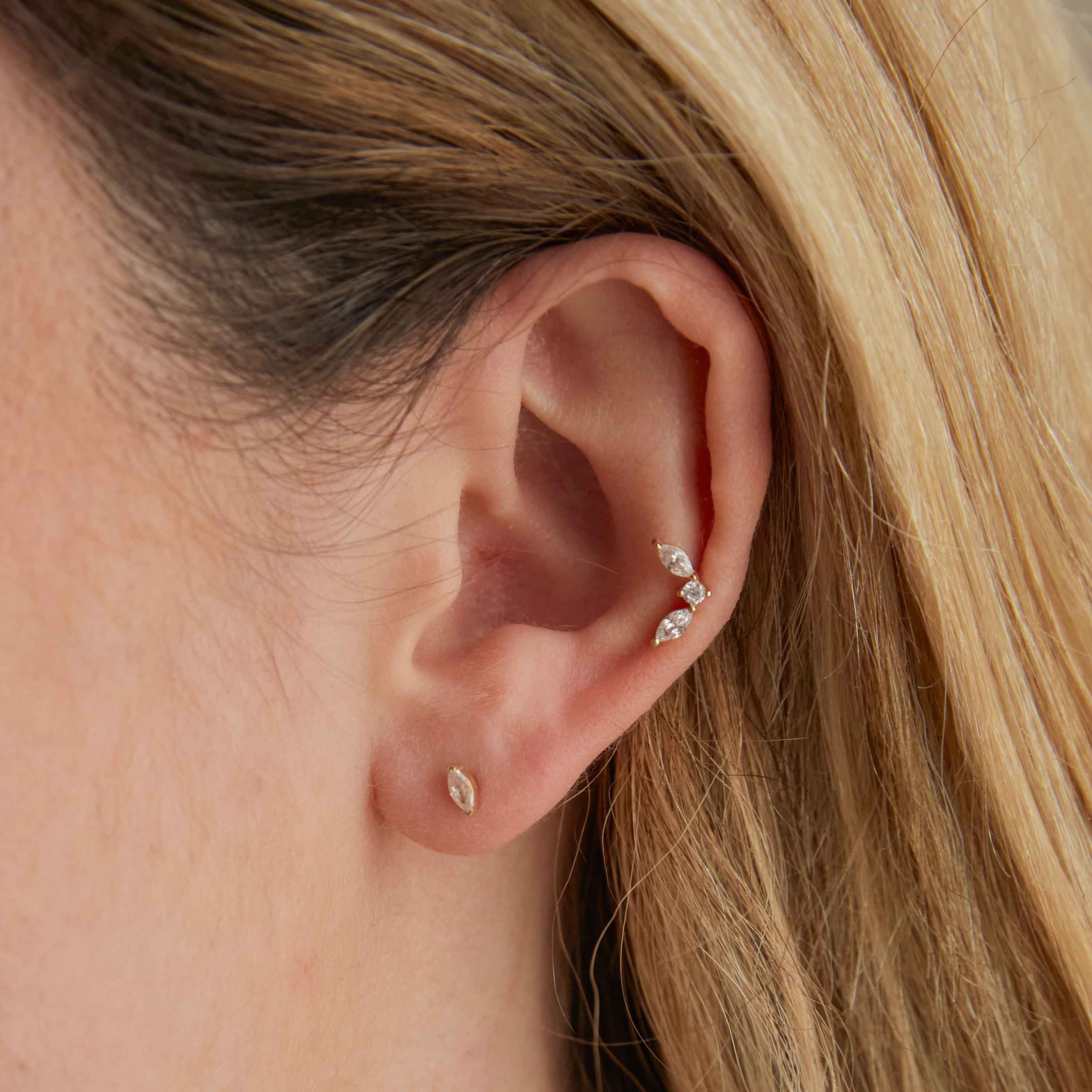 Diamond deals conch stud