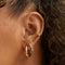 Olivine Stud Earrings in Gold