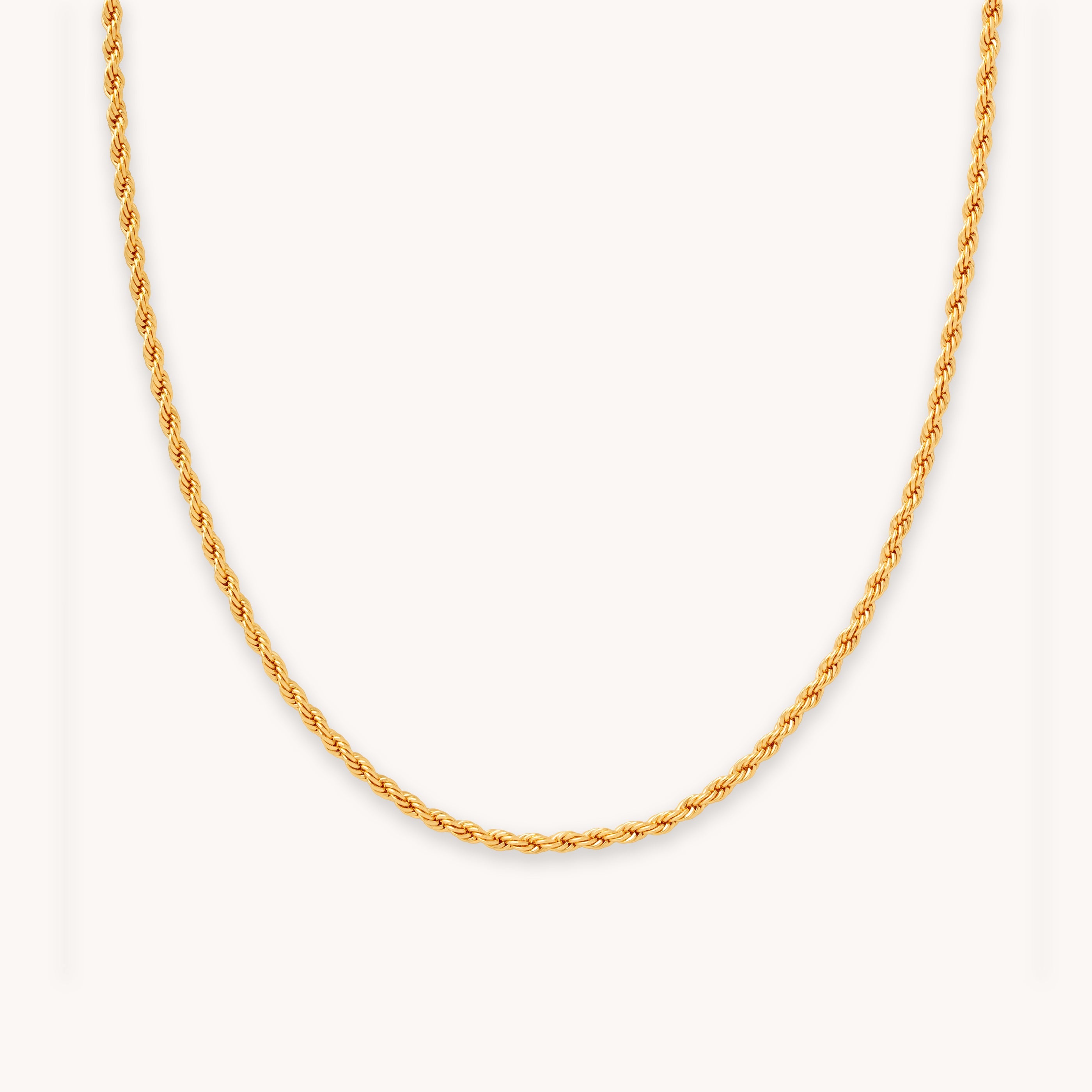 Rope Bold Chain Necklace in Gold
