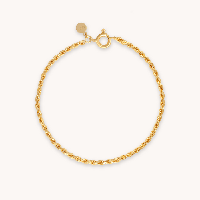 Rope Chain Bracelet in Gold