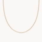 Tennis Chain Necklace in Gold