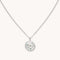Capricorn Zodiac Pendant Necklace in Silver