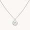 Virgo Zodiac Pendant Necklace in Silver