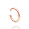 Sterling silver, 18k rose gold plated basic or plain ear cuff  Edit alt text