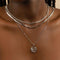 Capricorn Zodiac Pendant Necklace in Silver
