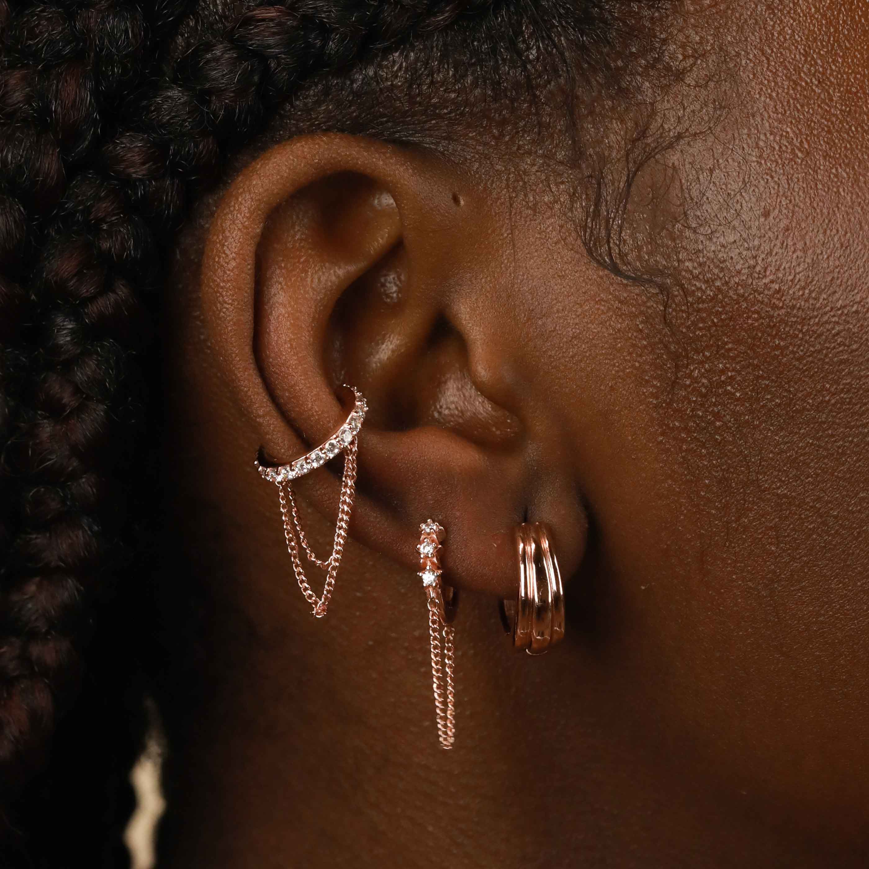 Rose 2024 ear cuff