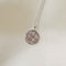 Gemini Zodiac Pendant Necklace in Silver