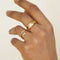 Elemental Ring in Gold worn
