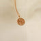 Leo Zodiac Pendant Necklace in Gold