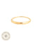 Dome Ring in Solid Gold with 14ct solid gold label